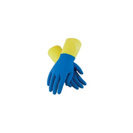 Pip 12-3/5" Chemical Resistant Gloves, Neoprene/Latex, L, 144PK 52-3672/L